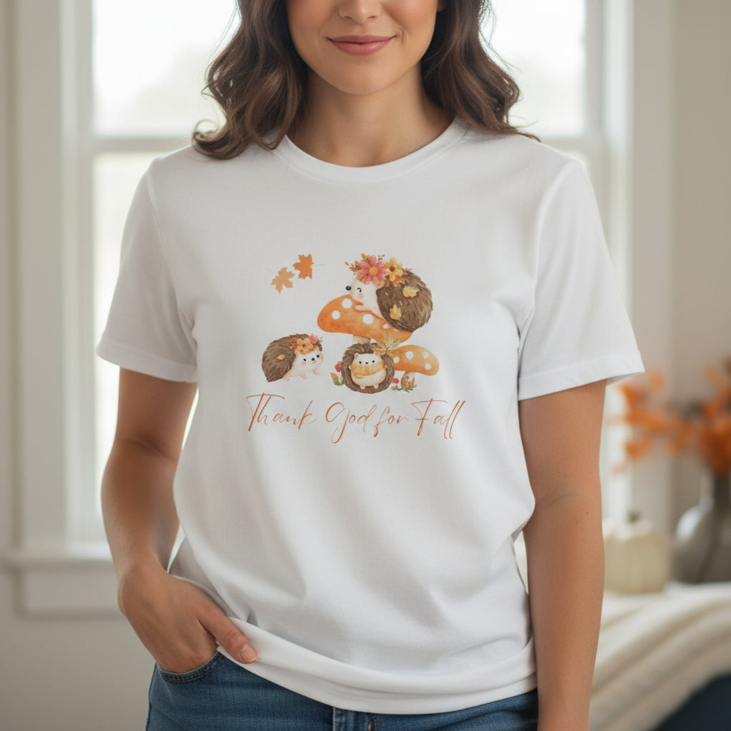 Thank God for the fall. Short Sleeve Tee