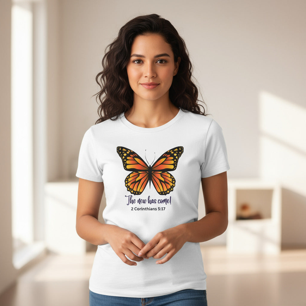 Butterfly Inspirational Tee for Women
