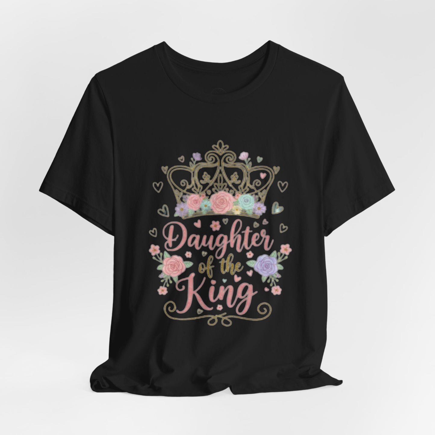 Daughter of the King Tee — Floral Crown Christian Faith T-Shirt