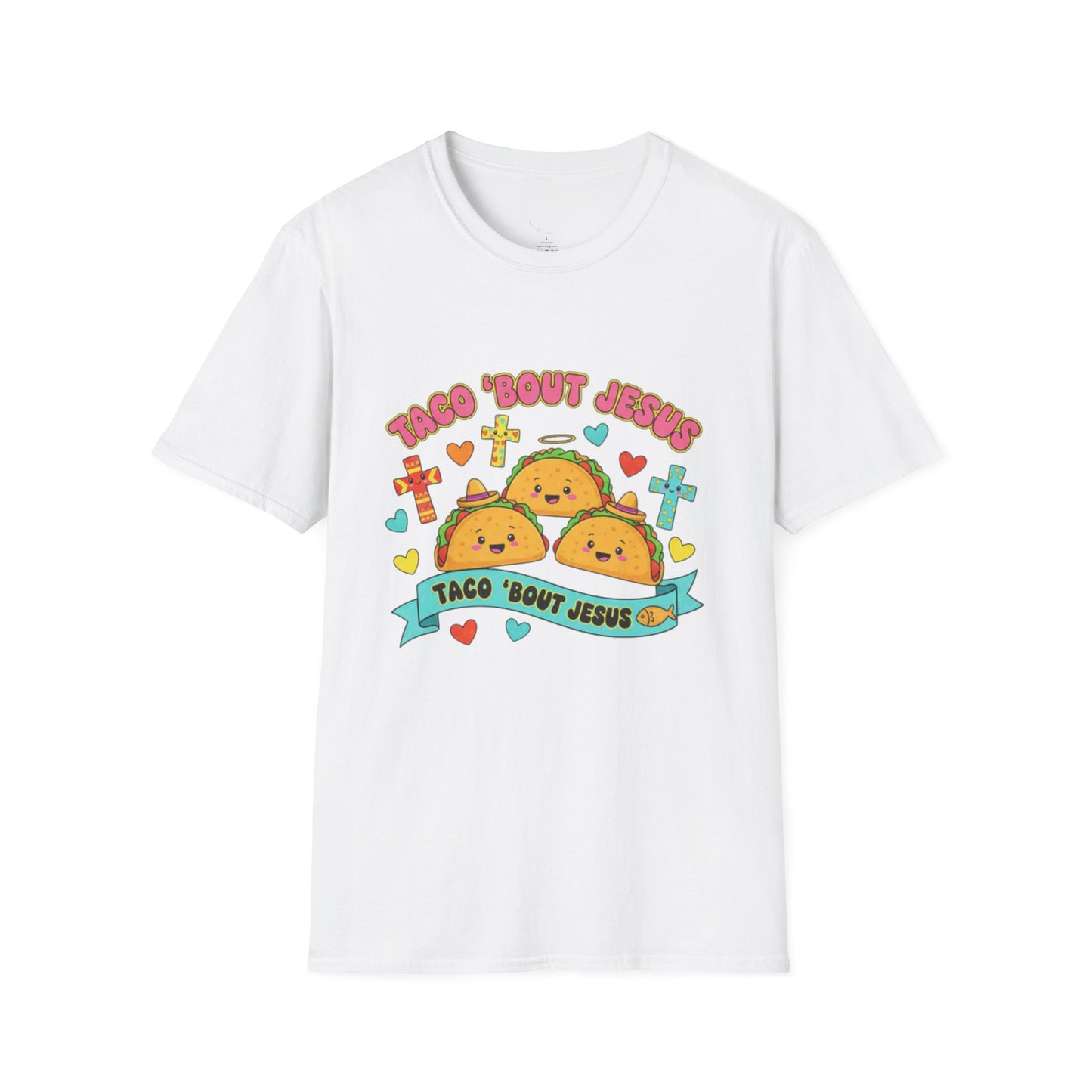 Christian Taco Shirt - "Taco 'Bout Jesus" Cute Religious Graphic Tee