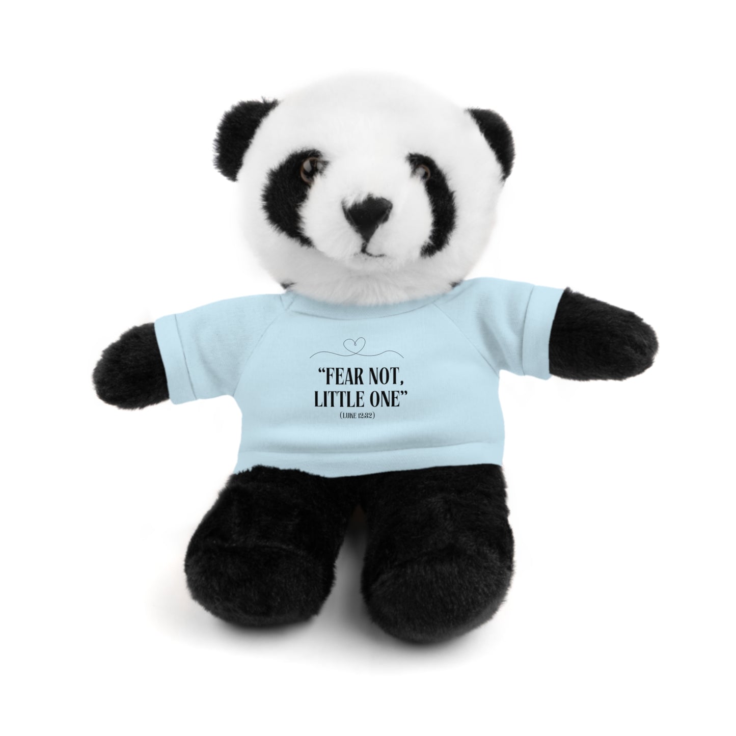 Panda Plush with Tee — "Fear Not, Little One" Inspirational Baby Stuffed Animal