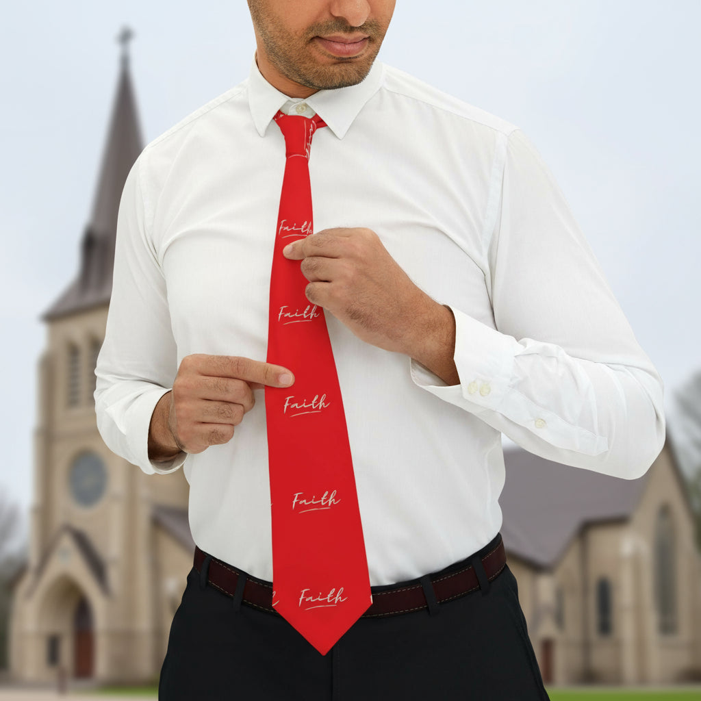 Elegant White Necktie for Weddings and Formal Events