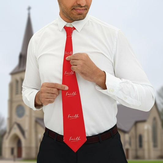 Elegant White Necktie for Weddings and Formal Events