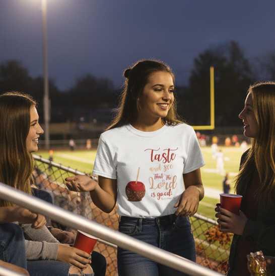Taste & See That the Lord Is Good T-Shirt | Psalms 34:8 Christian Apparel