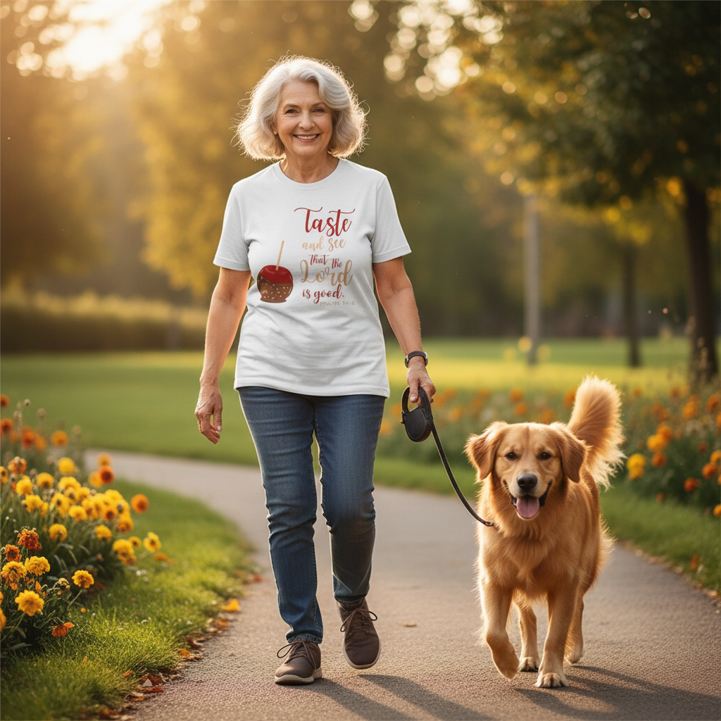 Taste & See That the Lord Is Good T-Shirt | Psalms 34:8 Christian Apparel
