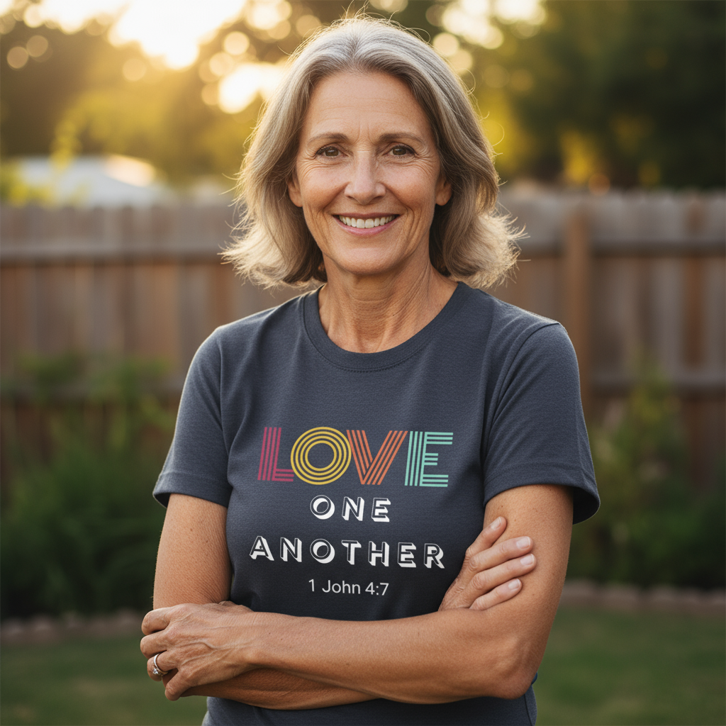 Love One Another T Shirt Short Sleeve Tee