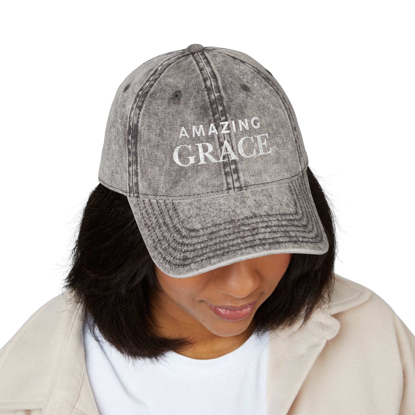 Amazing Grace Vintage Cap (Embroidery)