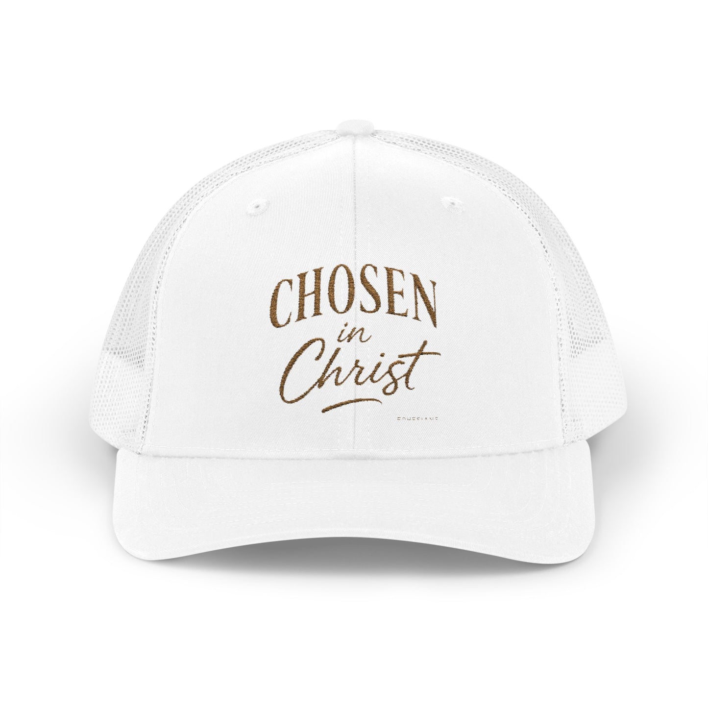 Chosen in Christ Snapback Trucker Hat — Christian Faith Baseball Cap