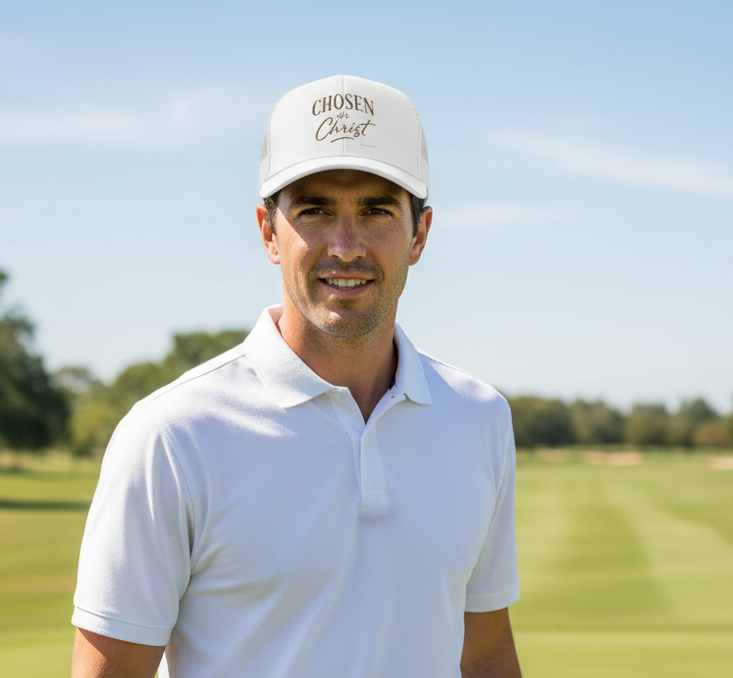 Chosen in Christ Snapback Trucker Hat — Christian Faith Baseball Cap