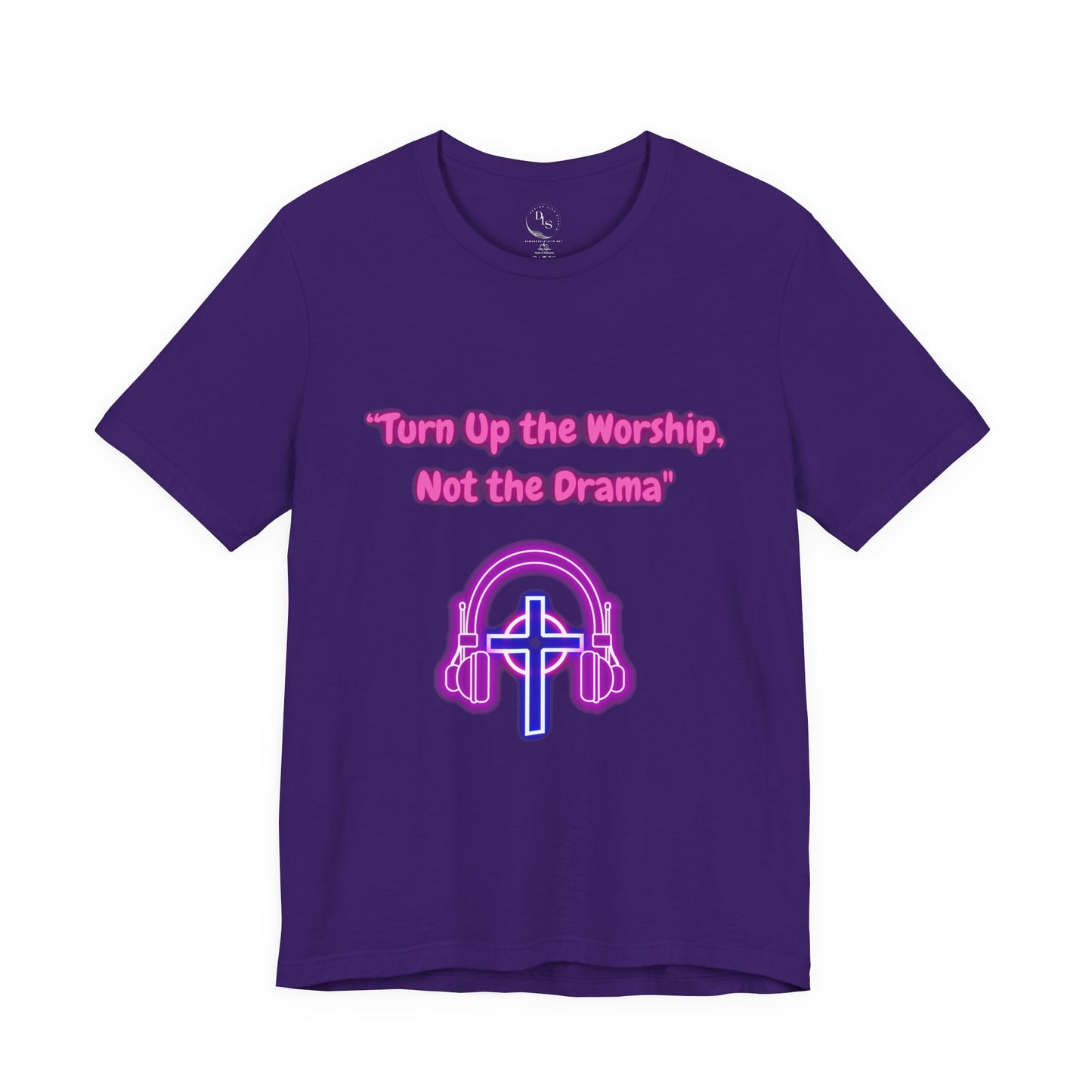 Turn up the worship not the drama Sleeve Tee