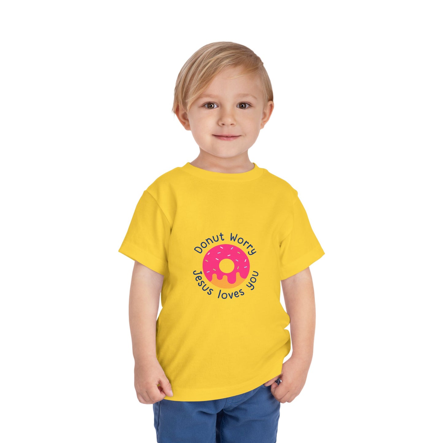 Donut Worry Jesus Loves You Toddler T shirt