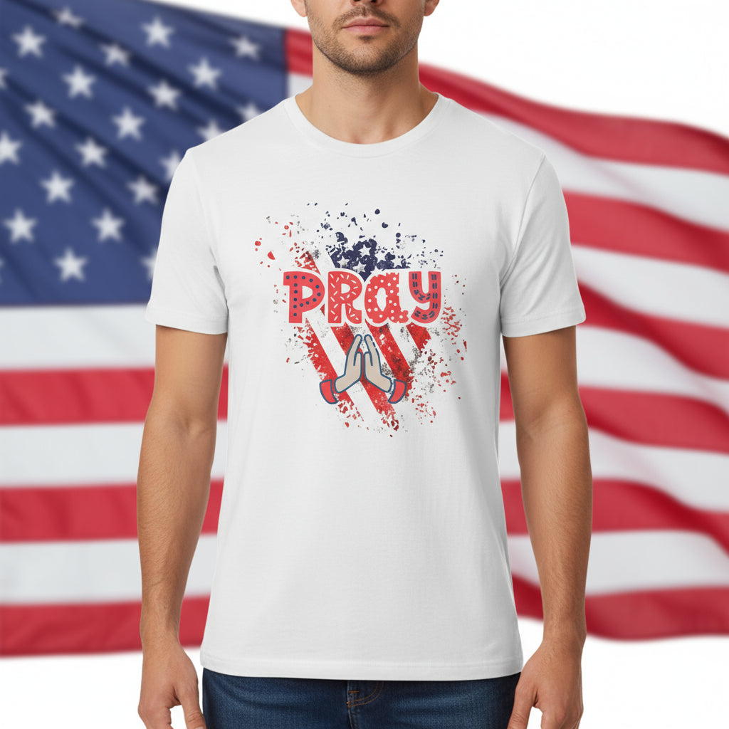 Pray in the US tee