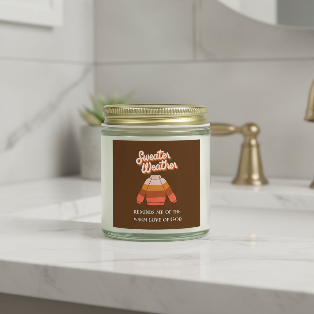 Coconut Apricot Scented Candle - Cozy Fall Vibes, Perfect Gift for Home, Aromatherapy, Relaxation, Winter Decor, Seasonal Candle