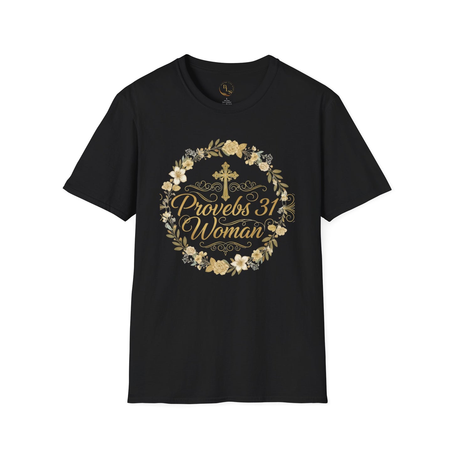 Proverbs 31 Woman Floral Cross T-Shirt