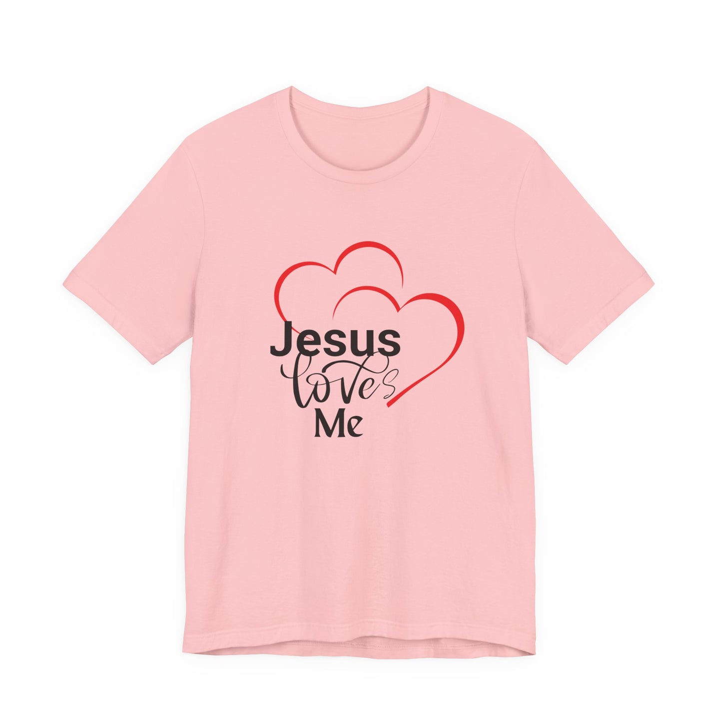 Heartfelt Christian Tee, Jesus Loves Me Shirt, Religious Gift, Faith-Based Apparel, Unisex T-Shirt, Spiritual Wear