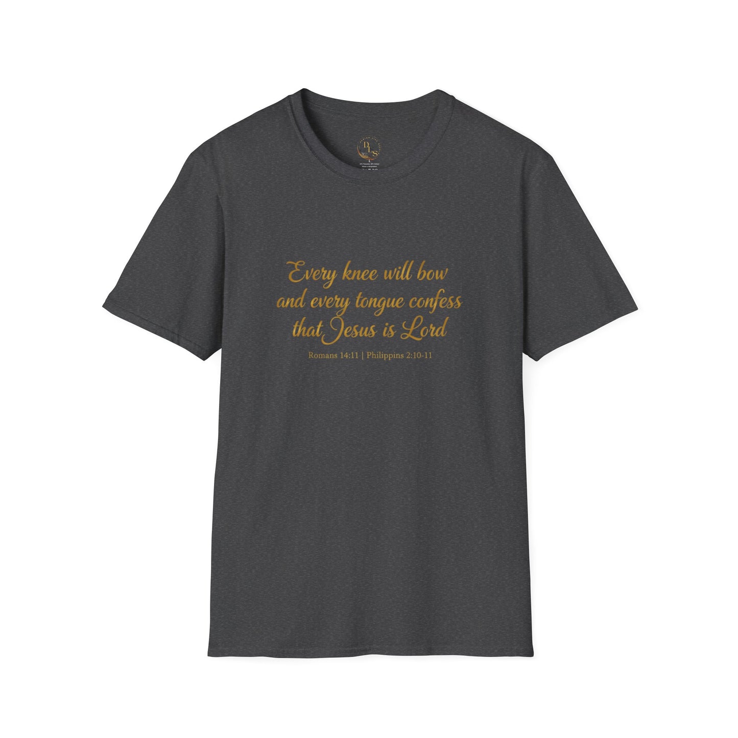 Every Knee Will Bow T-Shirt — Philippians 2:10 Christian Faith Tee