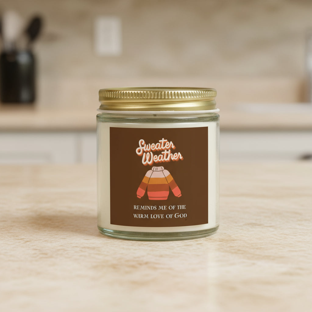 Coconut Apricot Scented Candle - Cozy Fall Vibes, Perfect Gift for Home, Aromatherapy, Relaxation, Winter Decor, Seasonal Candle