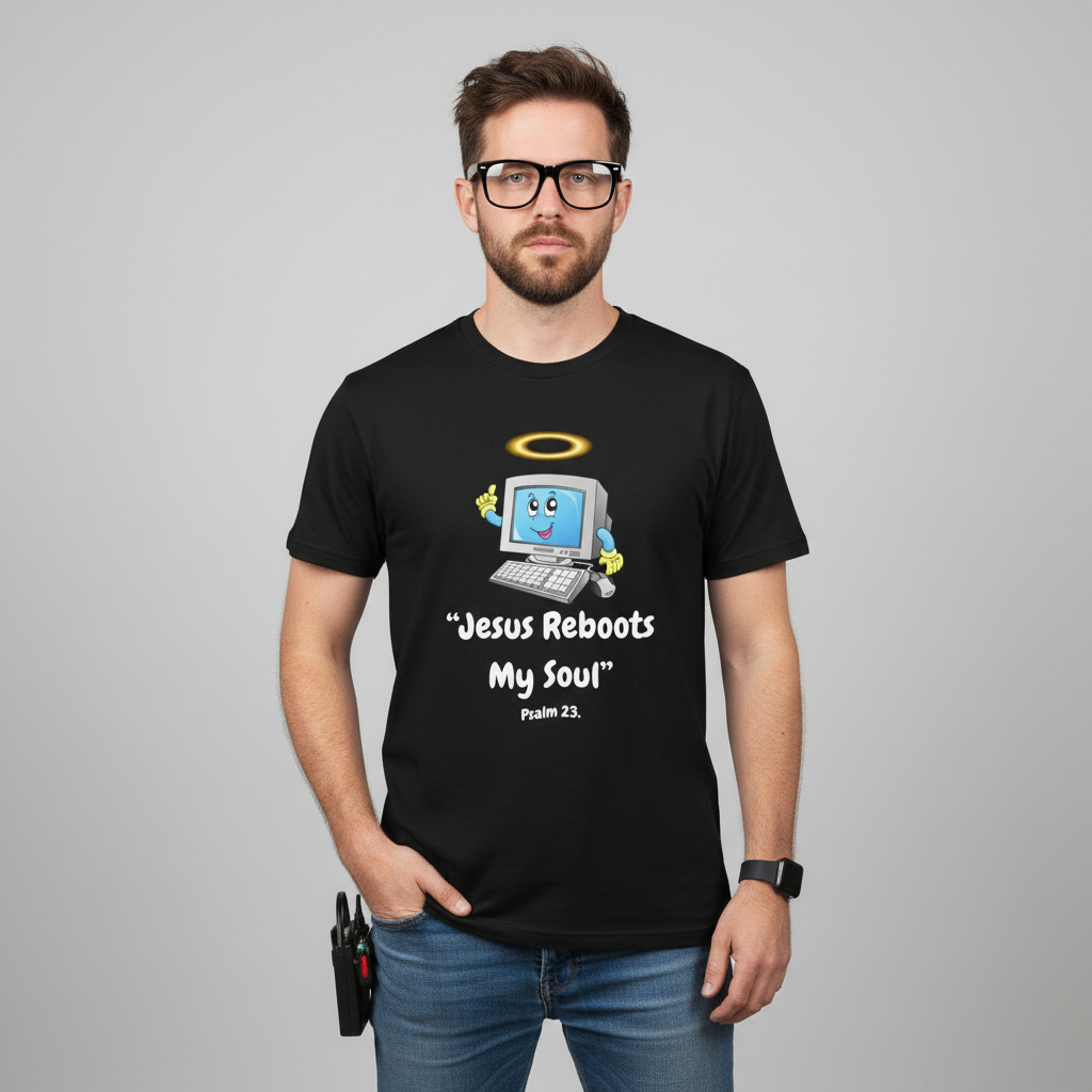 Jesus Reboots my Soul - Sleeve Tee