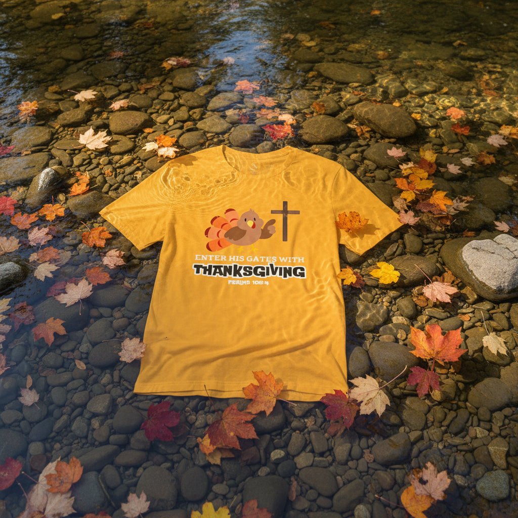 Thankful cute Turkey, gratitude, Thanksgiving. T-shirt