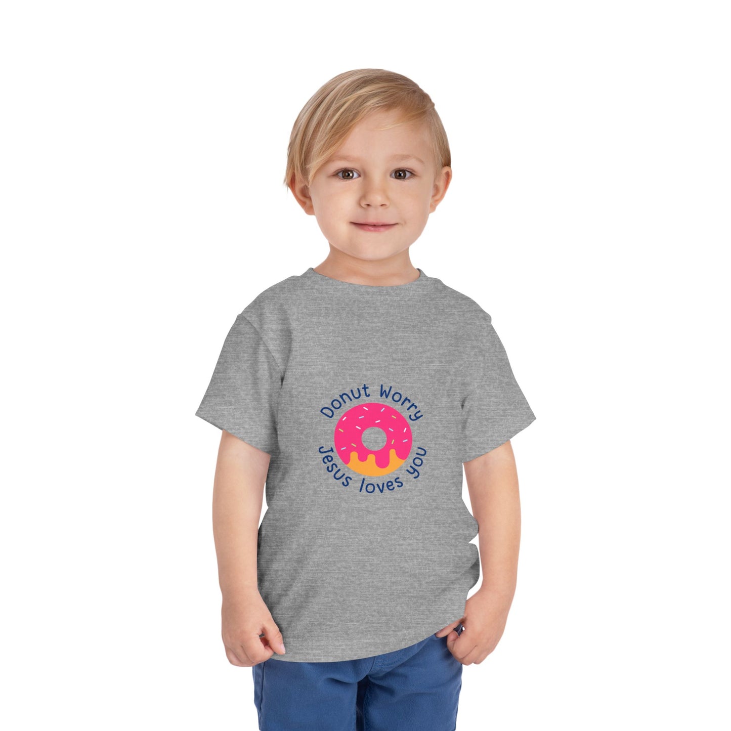 Donut Worry Jesus Loves You Toddler T shirt