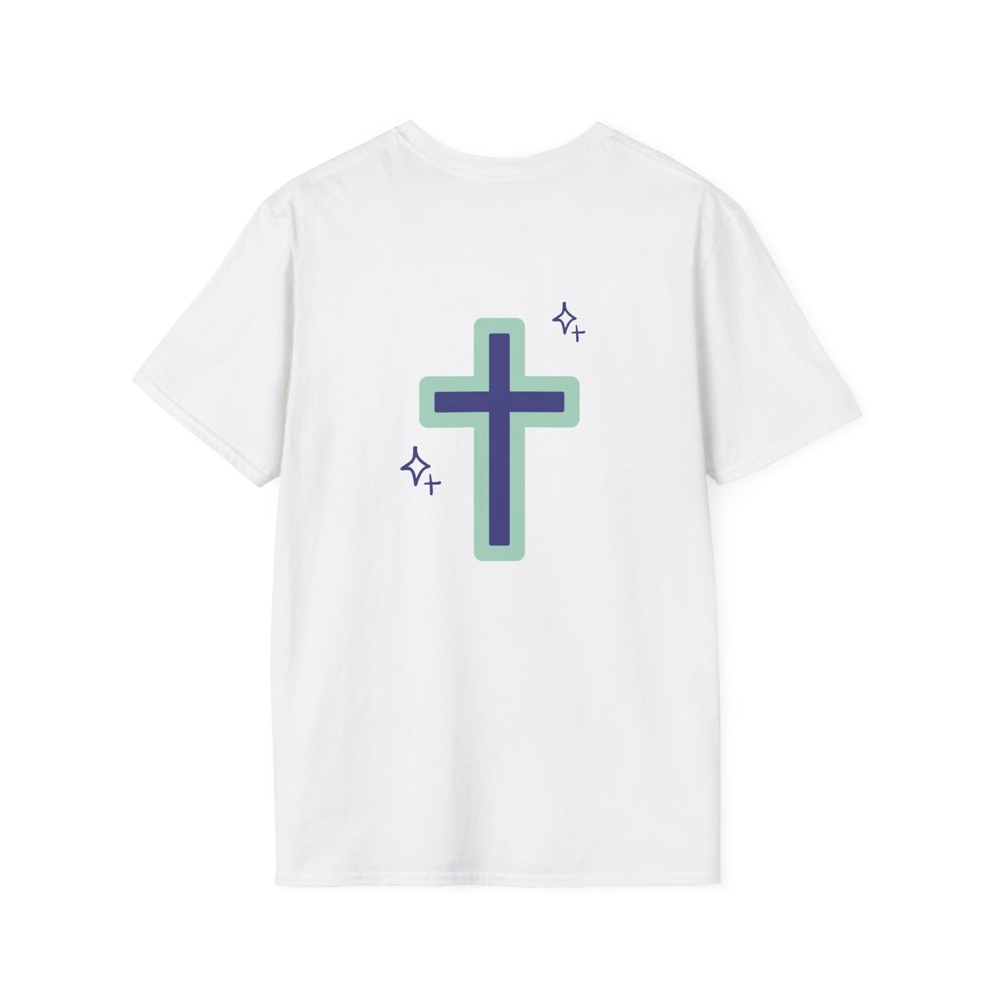 New Creation Butterfly Cross T-Shirt — 2 Corinthians 5:17 Christian Tee