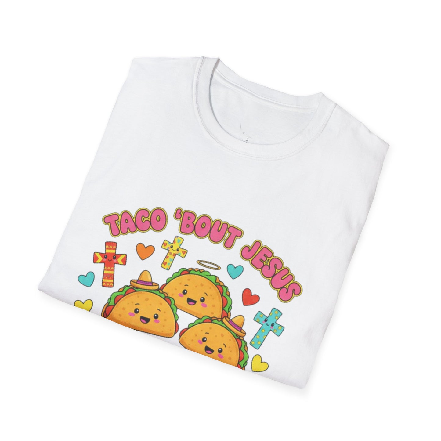 Christian Taco Shirt - "Taco 'Bout Jesus" Cute Religious Graphic Tee