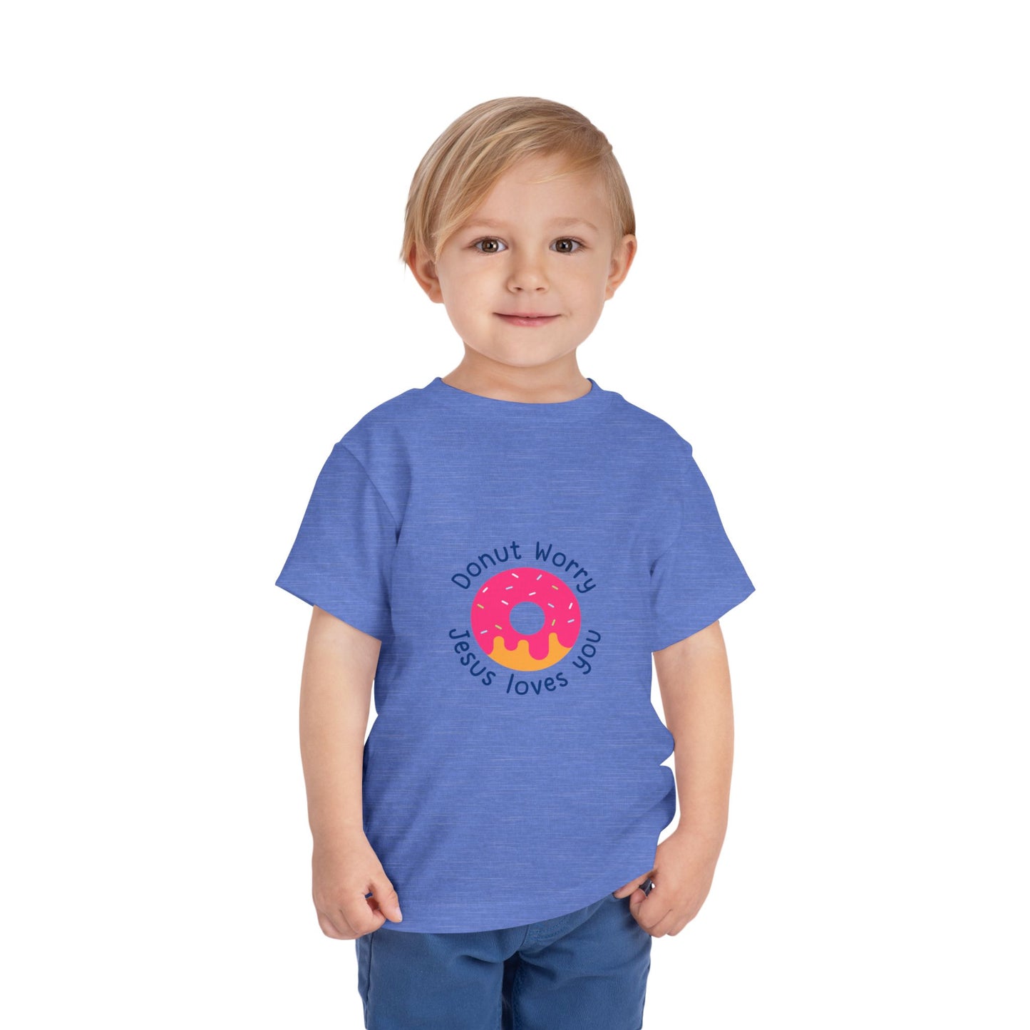 Donut Worry Jesus Loves You Toddler T shirt