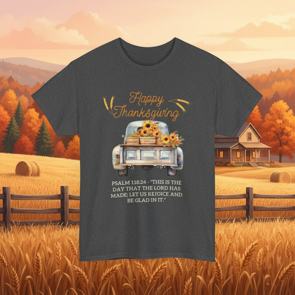 Happy Thanksgiving Vintage T Shirt, country charm, bountiful blessings, great for the holidays