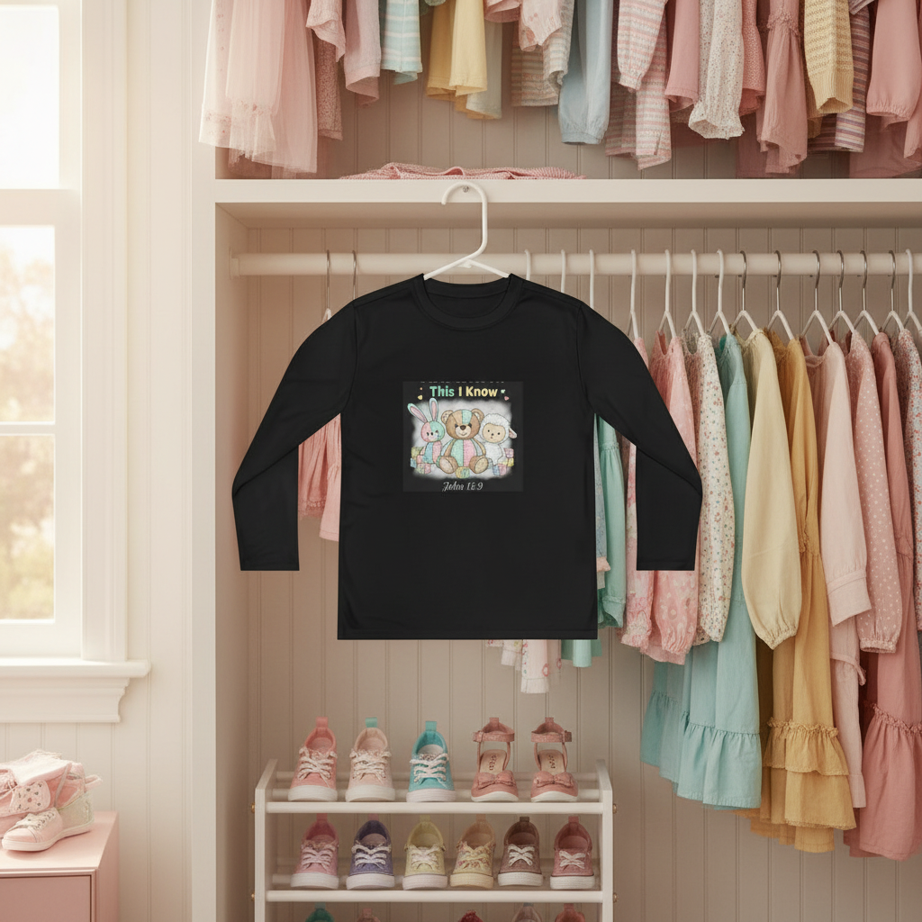 This I know. This is a reminder that Jesus loves me. Sleeve Competitor Tee