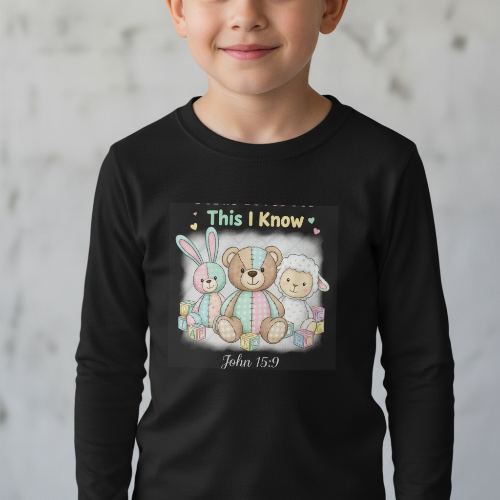 This I know. This is a reminder that Jesus loves me. Sleeve Competitor Tee