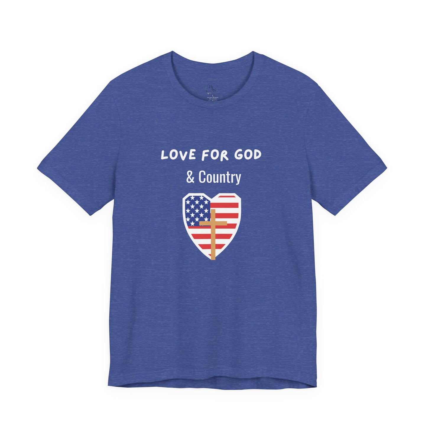 Love for God and Country - Jersey Short Sleeve Tee