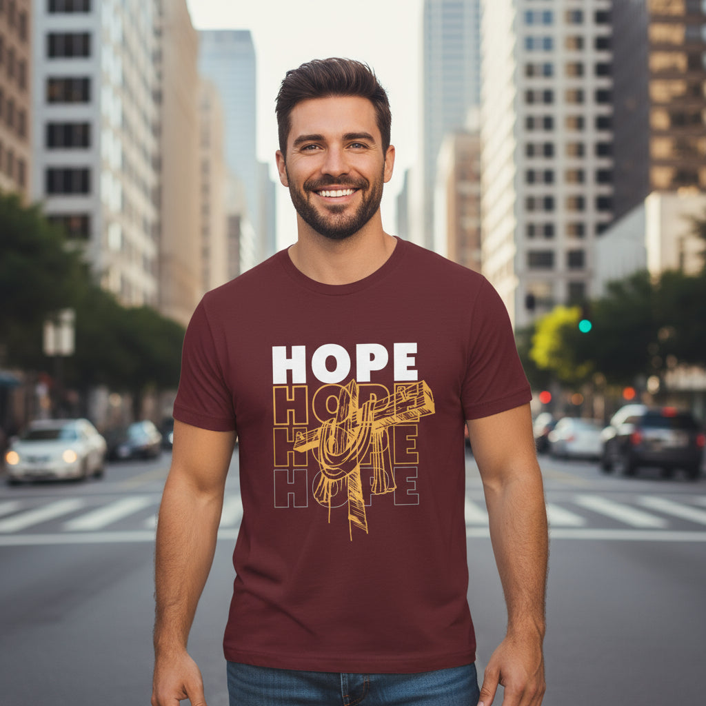 Hope Life T‑Shirt — Inspirational Cross Graphic Tee