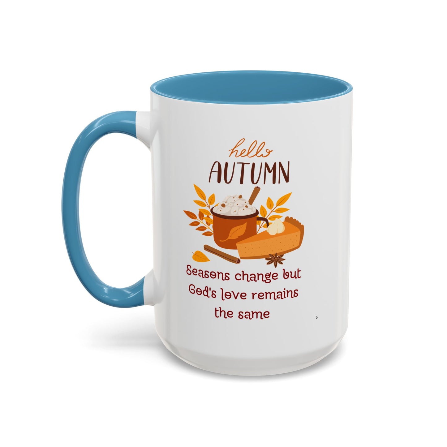 Autumn Accent Coffee Mug - Seasonal Warmth for Cozy Moments, Fall Decor, Gift for Friends, Coffee Lovers, Home and Kitchen