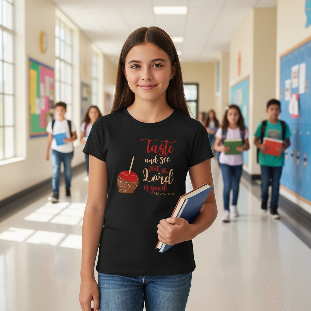 Taste & See That the Lord Is Good T-Shirt | Psalms 34:8 Christian Apparel