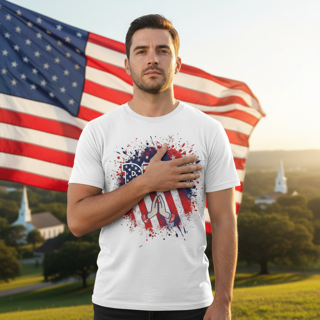 Pray in the US tee