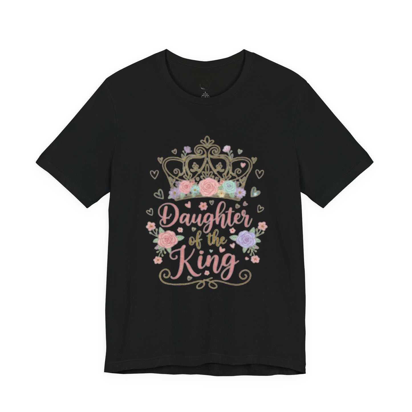 Daughter of the King Tee — Floral Crown Christian Faith T-Shirt