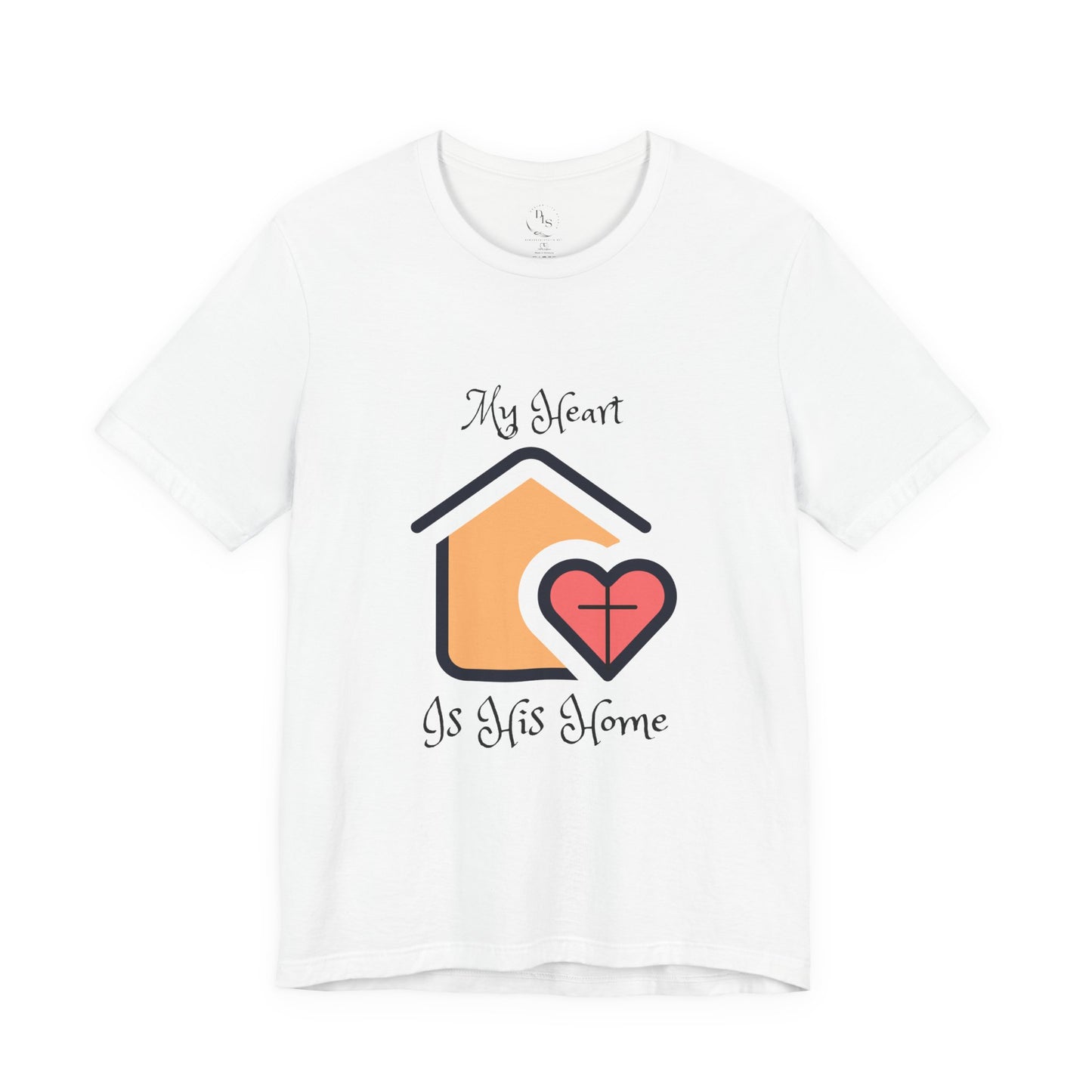 My Heart His Home Jersey Short Sleeve Tee