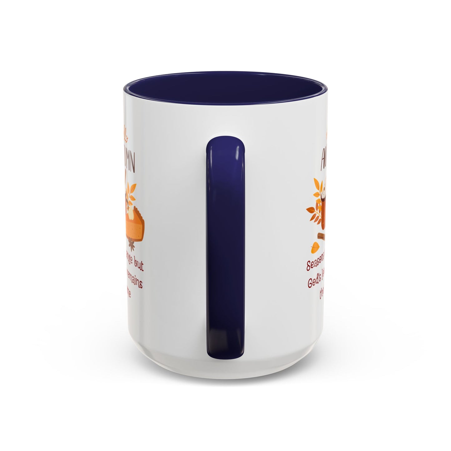 Autumn Accent Coffee Mug - Seasonal Warmth for Cozy Moments, Fall Decor, Gift for Friends, Coffee Lovers, Home and Kitchen