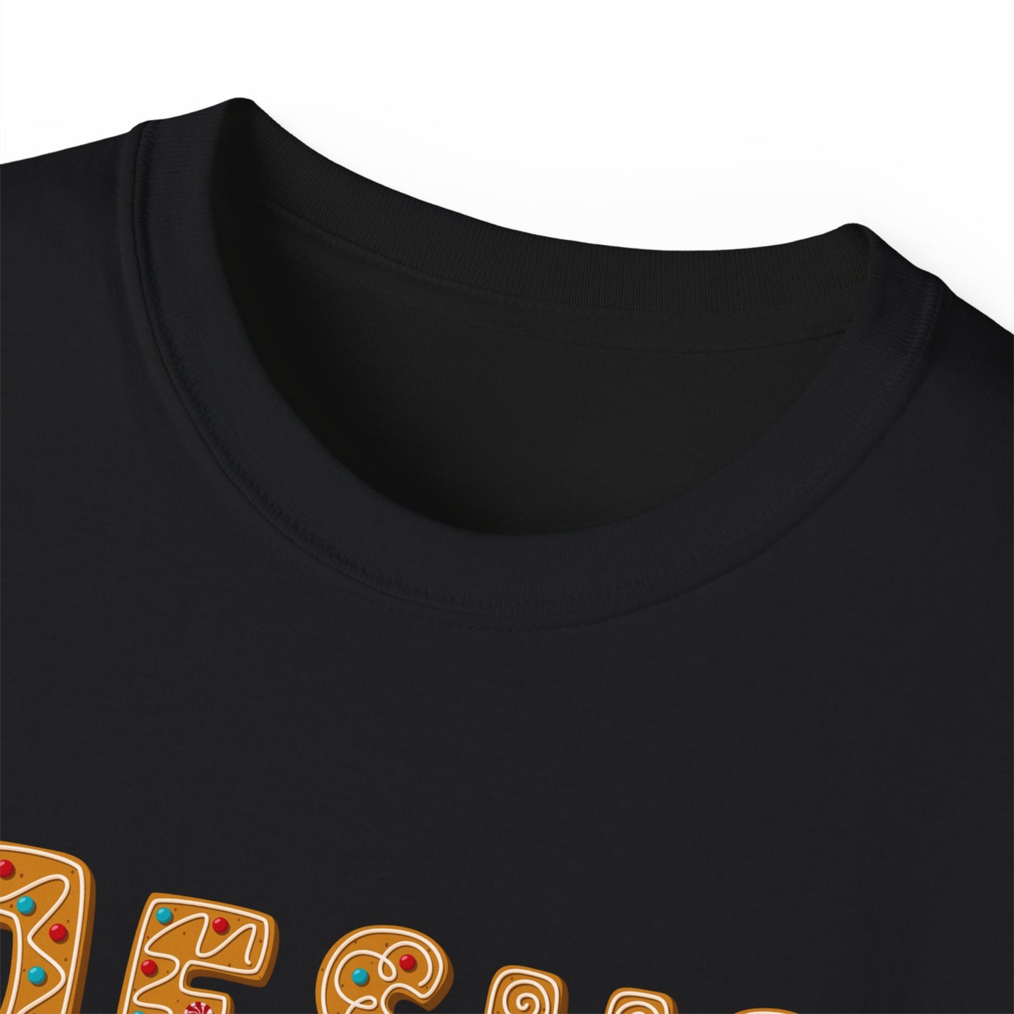 Jesus 'Sweetest Name I Know' Christmas Tee — Festive Gingerbread Train Christian Shirt