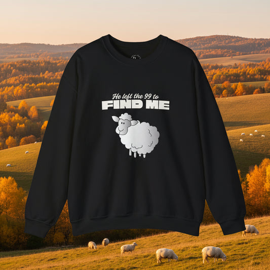 He left the 99 to find Me Sheep Crewneck Sweatshirt