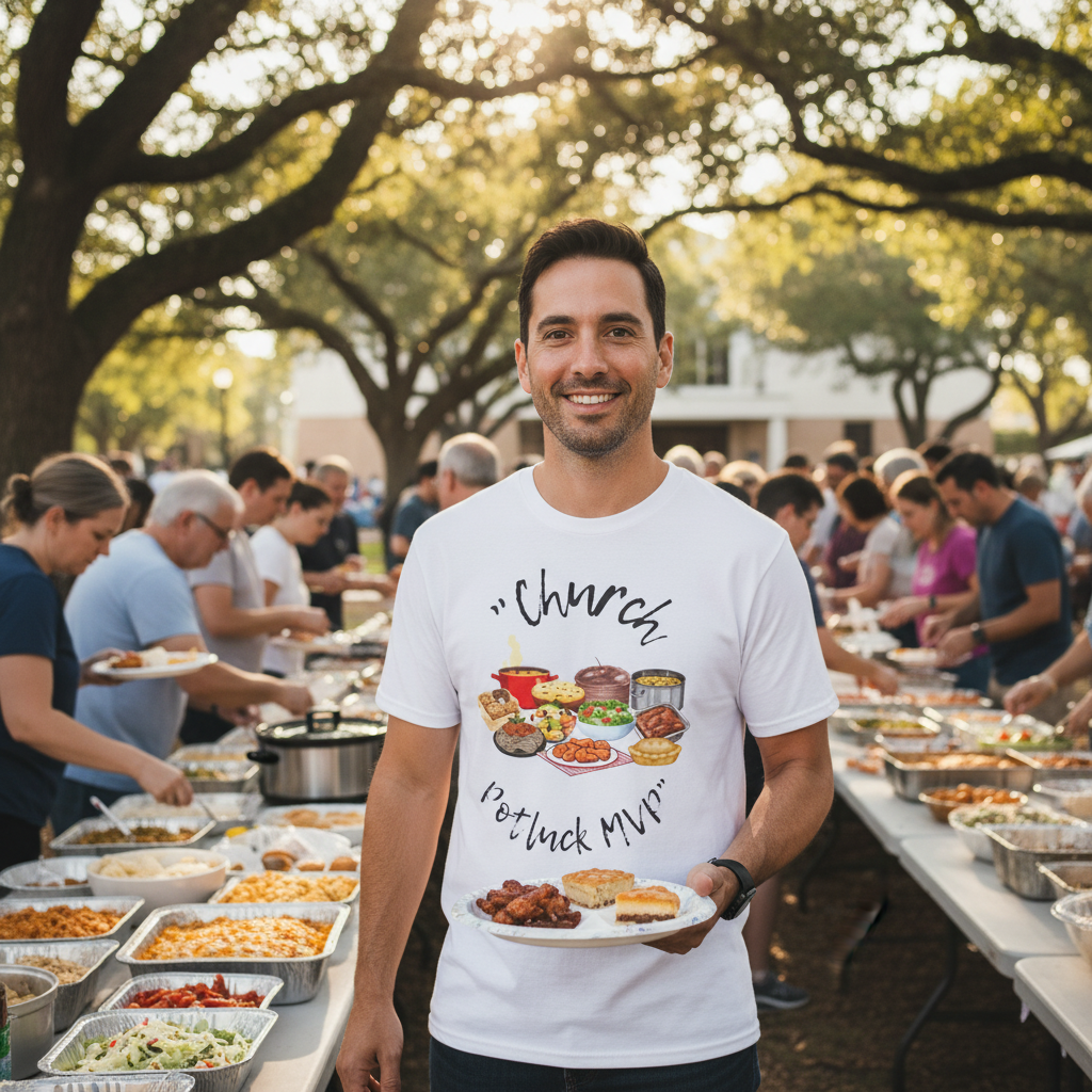 Church potluck mvp - Jersey Short Sleeve Tee
