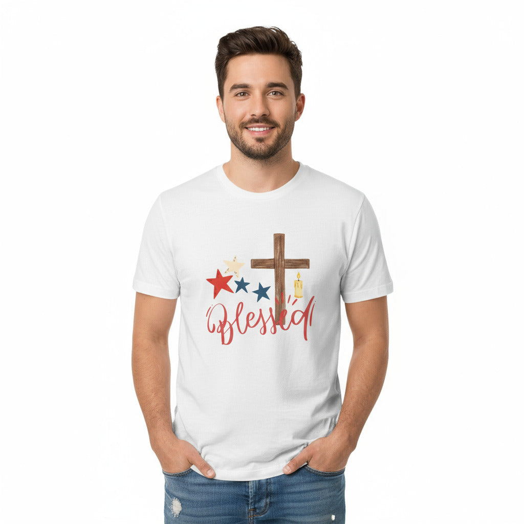 Blessed American T Shirt