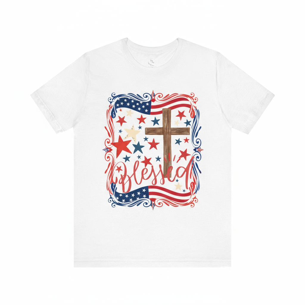 Blessed American T Shirt