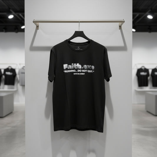 Christian Tech T shirt. Faith.exe Trendy Apparel. Great for  Christian computer lovers.