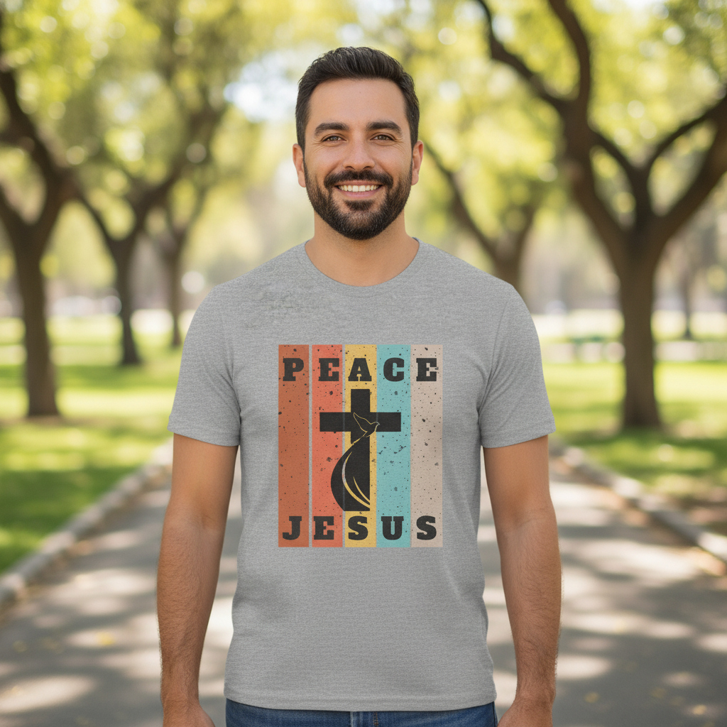 Peace - Jesus - Short Sleeve Tee