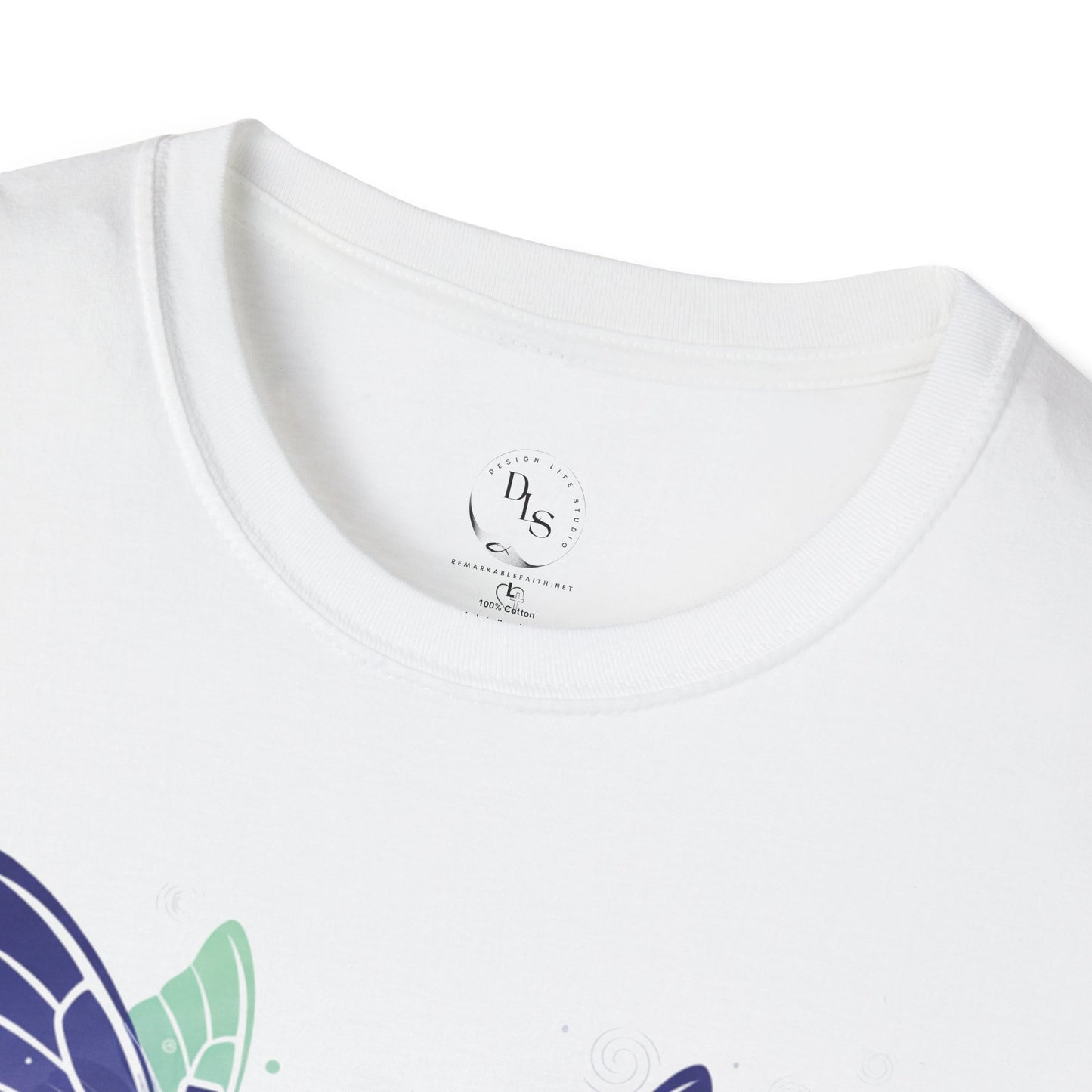 New Creation Butterfly Cross T-Shirt — 2 Corinthians 5:17 Christian Tee