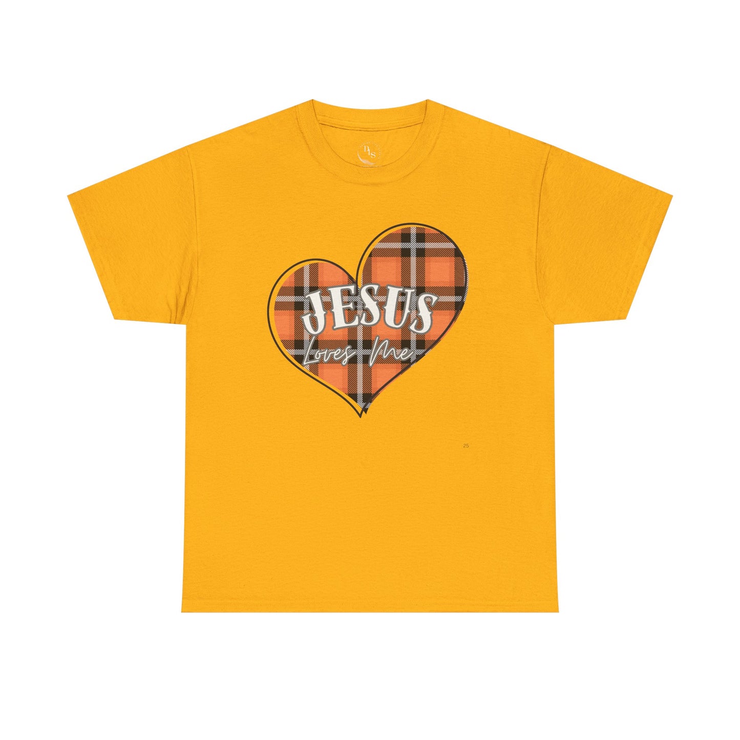 Jesus loves me Heart - Heavy Cotton Tee