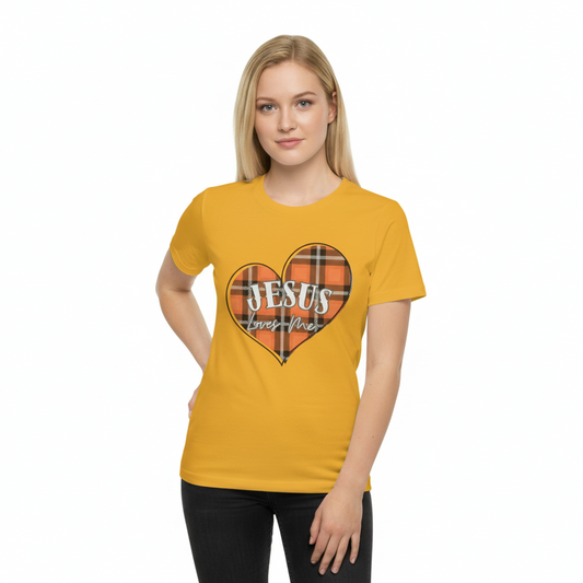 Jesus loves me Heart - Heavy Cotton Tee