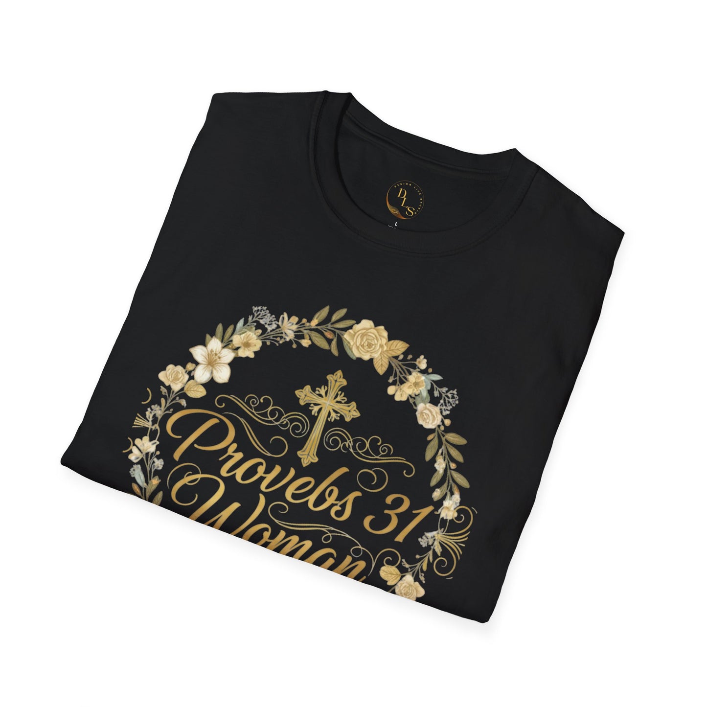 Proverbs 31 Woman Floral Cross T-Shirt