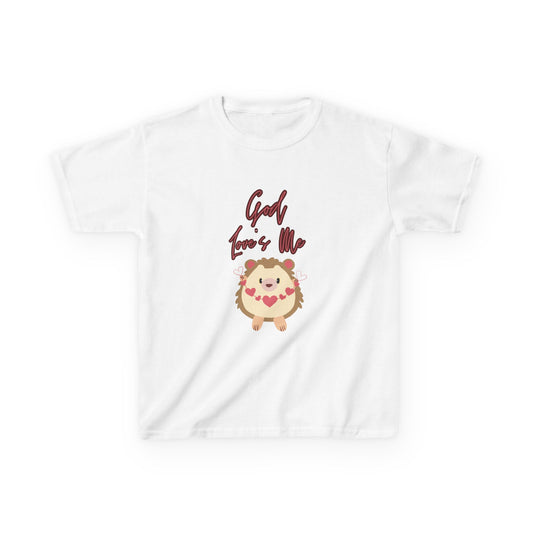 Cute Hedgehog Kids Tee - Adorable Gift for Birthdays, Holidays, Everyday Play, Funny Kids Shirt, Animal Lover Tee, Soft Cotton T-Shirt